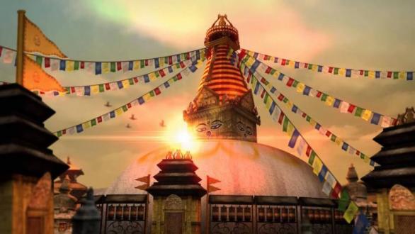 Šifra transcendence 5: buddhistická stúpa Swayambunath v káthmandském údolí