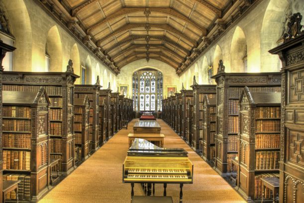 st john´s college stará knihovna cambridge