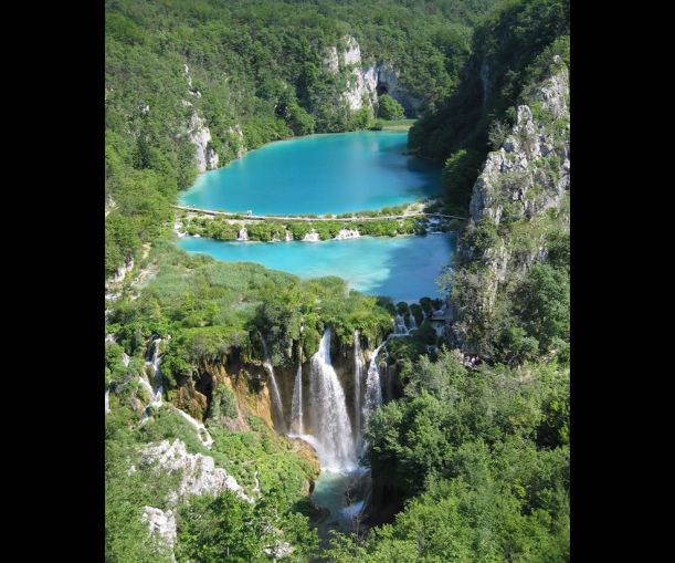 Plitvice Falls in Croatia