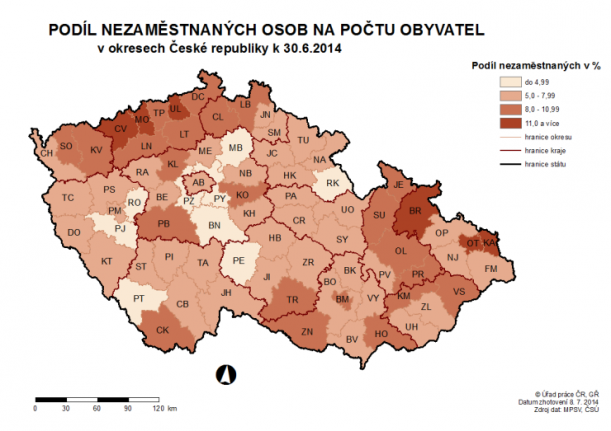 Statistika nezaměstnanosti v ČR