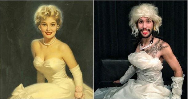19. Blonde Beauty by Walt Otto circa 1950's