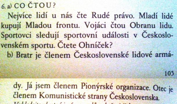 čtení