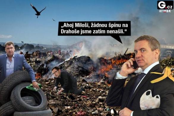 Umělec TMBK vtipně zareagoval na druhé kolo prezidentských voleb v duelu mezi Milošem Zemanem a Jiřím Drahošem
