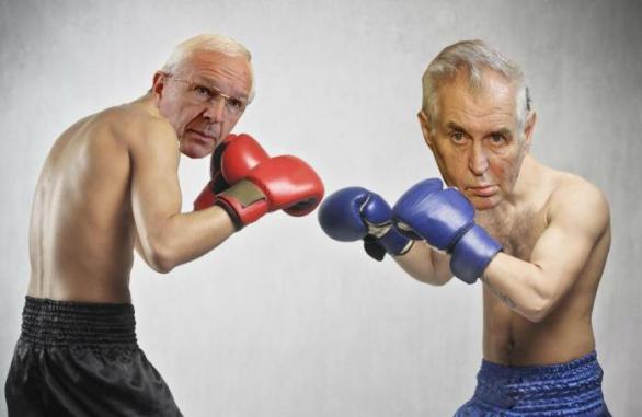 Kdo zvítězí v boji o Hrad? Ve druhém kole se utkají Jiří Drahoš a Miloš Zeman.