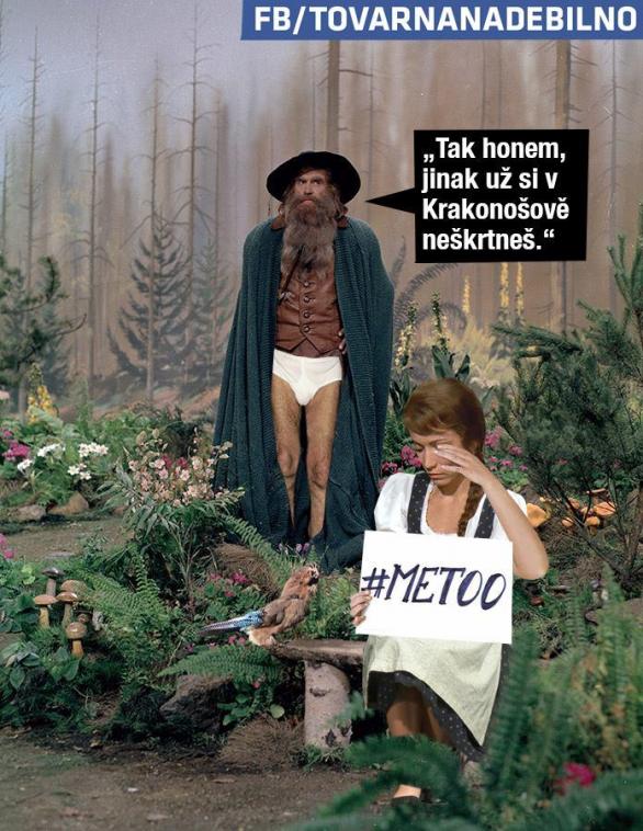 Filmaři zažívají krušné časy. Například se musí přetočit Krakonošské pohádky, jelikož Anče prý zneužíval Krakonoš