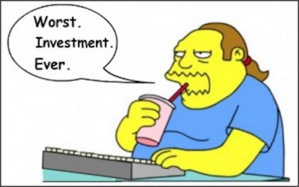 „Nejhorší investice v životě.“