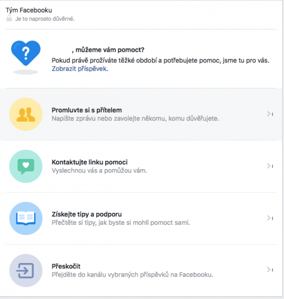 Pokud sociální síť odhalí závadné chování, nabídne několik možností. Zatím to dělá jen robot, tudíž výsledky jsou dosti diskutabilní.