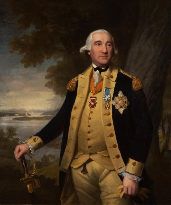 Generál Friedrich August Baron von Steuben (1730-1793). Portrét od Ralpha Earla