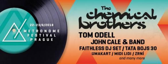 Metronome Festival 2018 láká na Chemical Brothers a Toma Odella