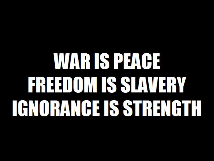 George Orwell a jeho &quot;doublethink&quot;, který funguje stále skvěle. Jen o tom nevíte.