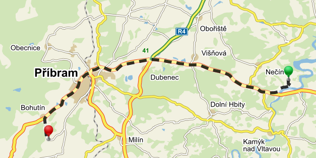 Vzdálenost: 31,2 km