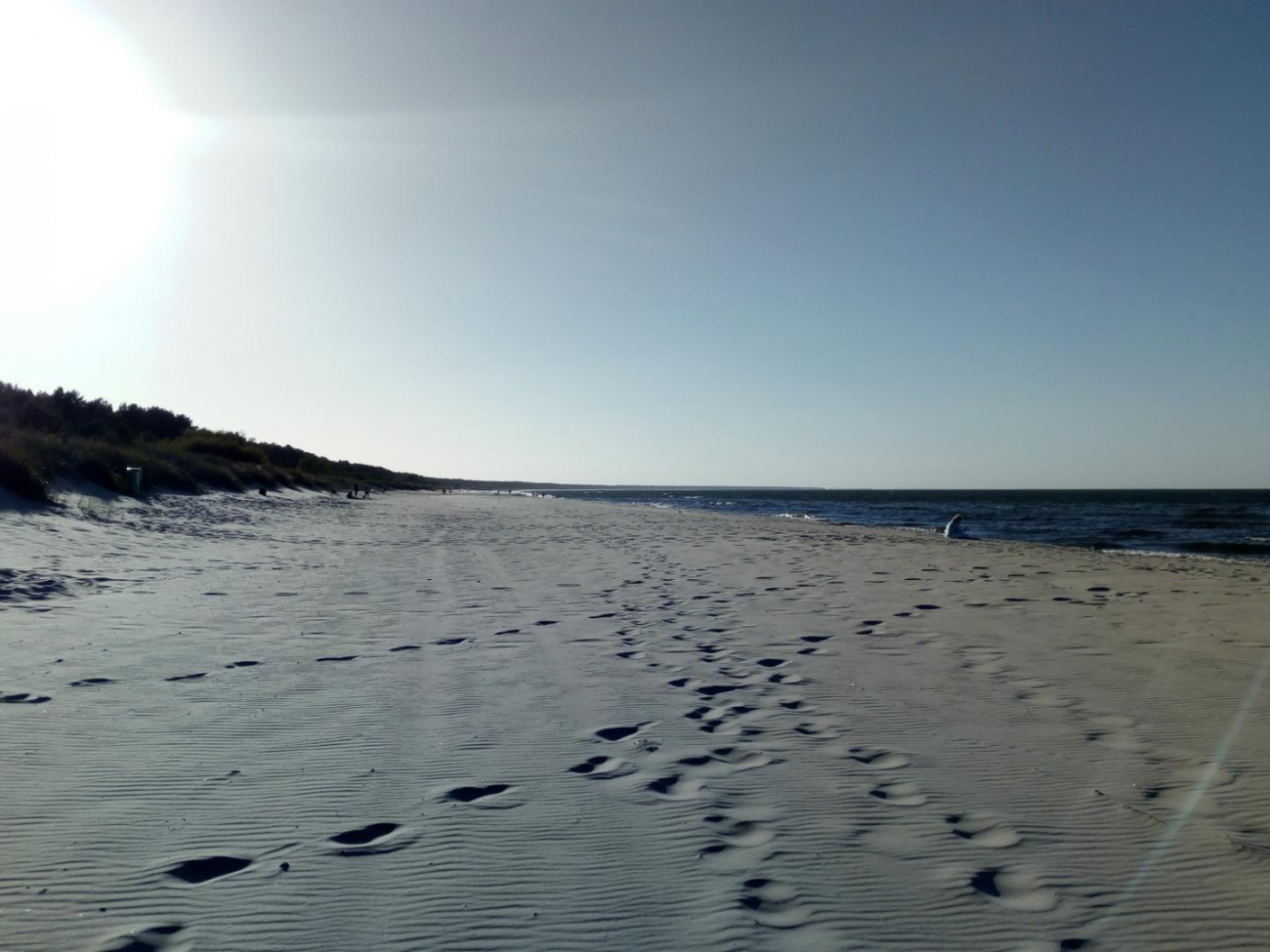 Pobřeží ostrova Usedom.