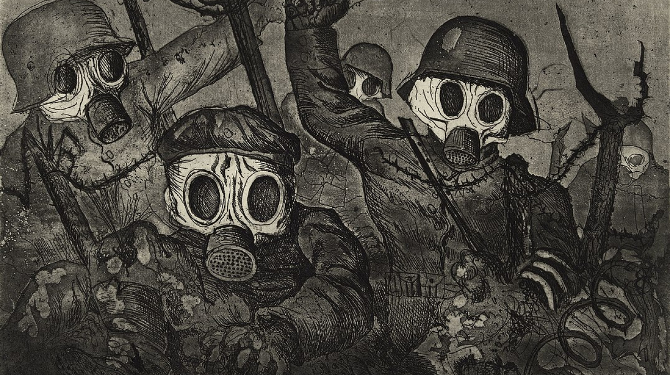 Stormtroops Advancing Under Gas