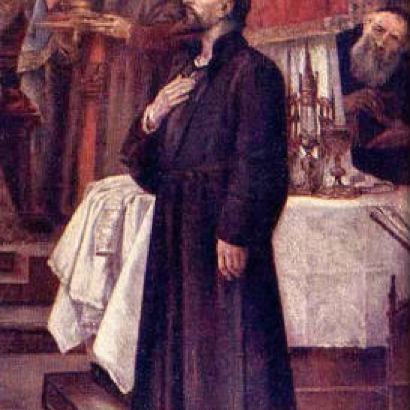 Jan Hus před sněmem v Kostnici