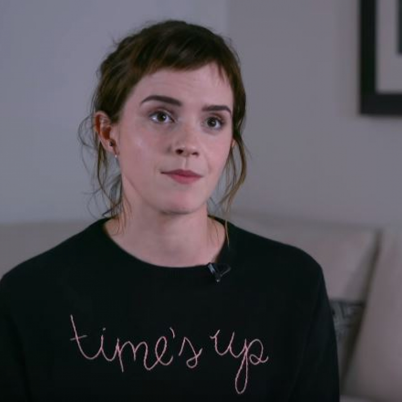 Herečka Emma Watson...