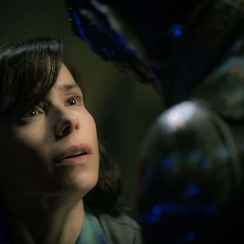 Sally Hawkins v hlavní roli němé uklízečky je fenomenální.