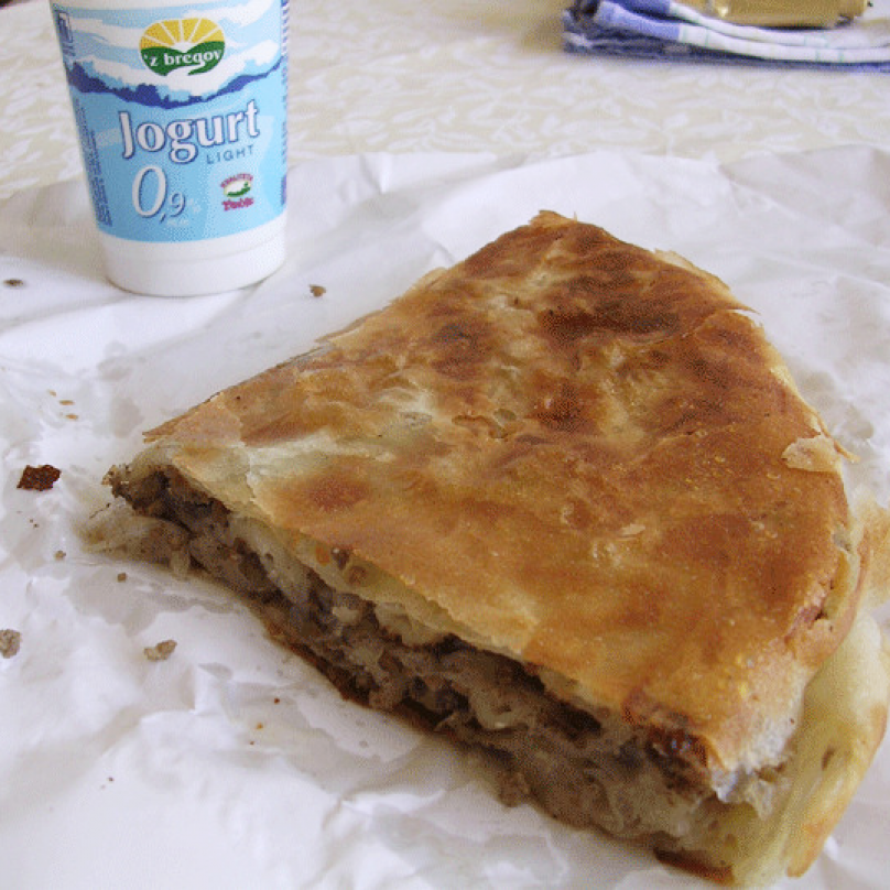 Bosenský burek s ayranem
