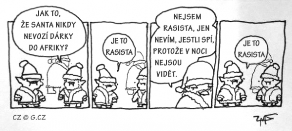 3. Santa je nejen úchyl