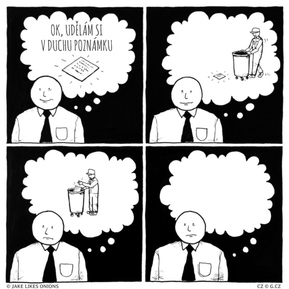 7. Zapíšu si to za uši