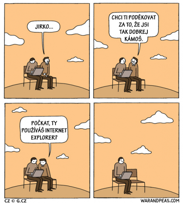 18. Nejslabší článek kamarádství