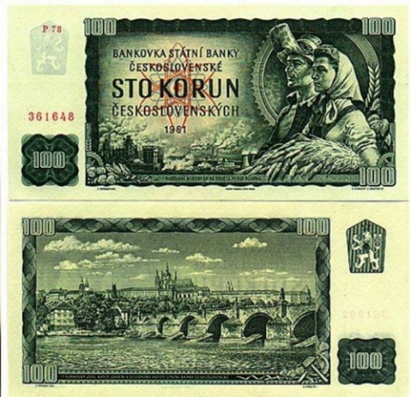 7. Stovka - rekordmanka! 40 let jsme s ní mohli platit. Patří k nejdéle obíhajícím bankovkám. 