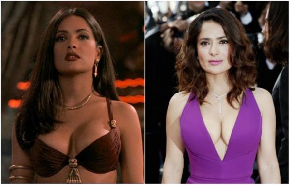 8. Salma Hayek je stále kus