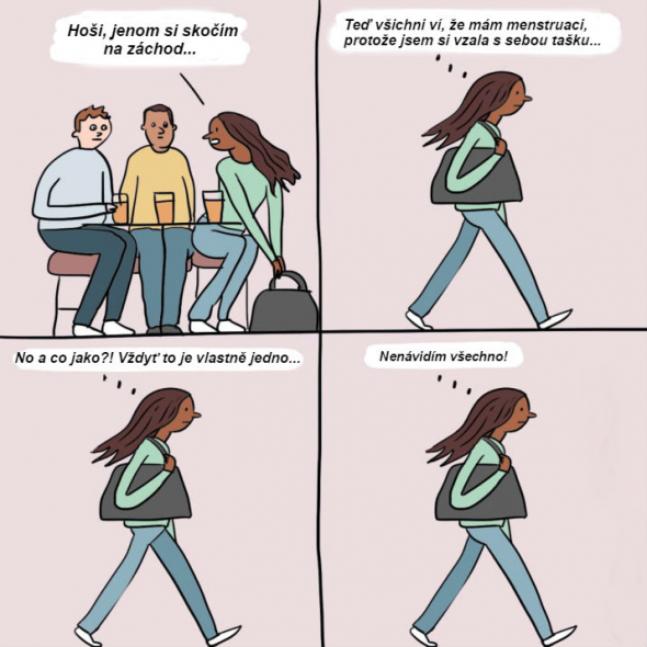 Kolikrát musíte projít tímto malým peklem, když si jen chcete vyměnit tampon?